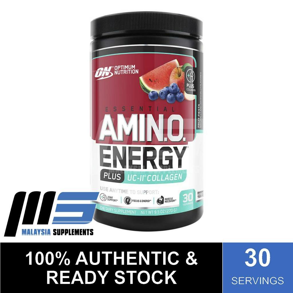 Optimum Nutrition Essential Amino Energy Plus UCII Collagen, 30