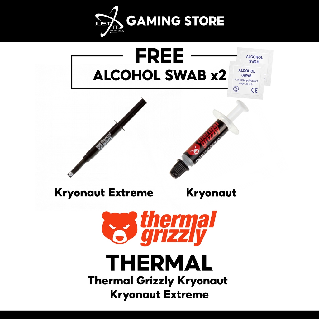 THERMAL GRIZZLY KRYONAUT / EXTREME KRYONAUT ( 1G / 2G / 11.1G
