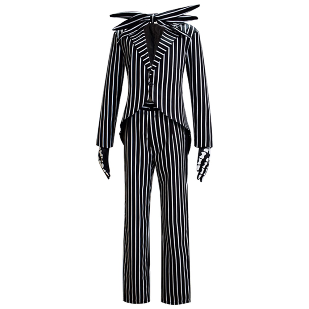 IOONCHI Jack Skellington Cosplay Costume Suit Christmas Halloween