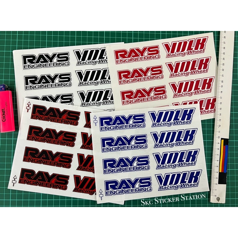 Rays/Volks Car Rims Stickers (Transparent backgrounds) #volks #volk # ...