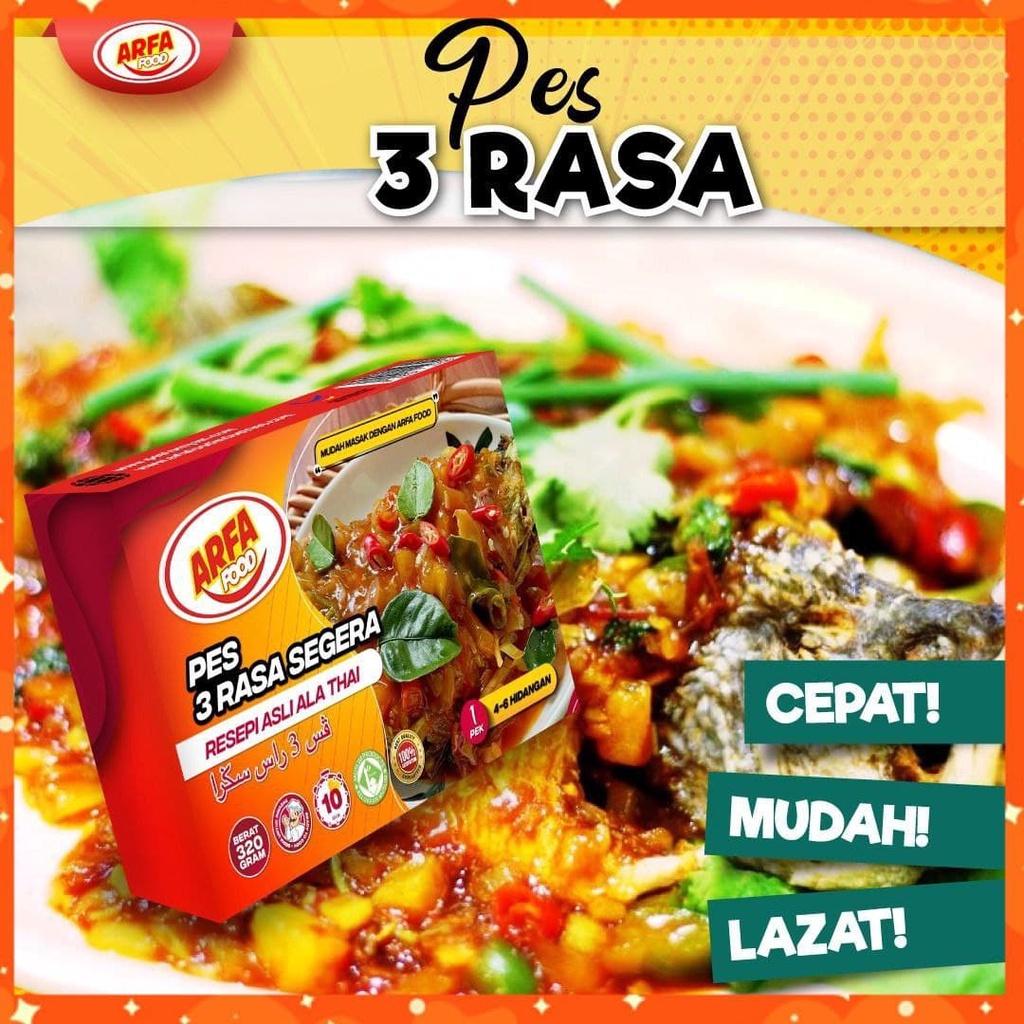 (Beli 1 PERCUMA 1) Tiga Rasa Asli Segera Produk Muslim isian 320g ...