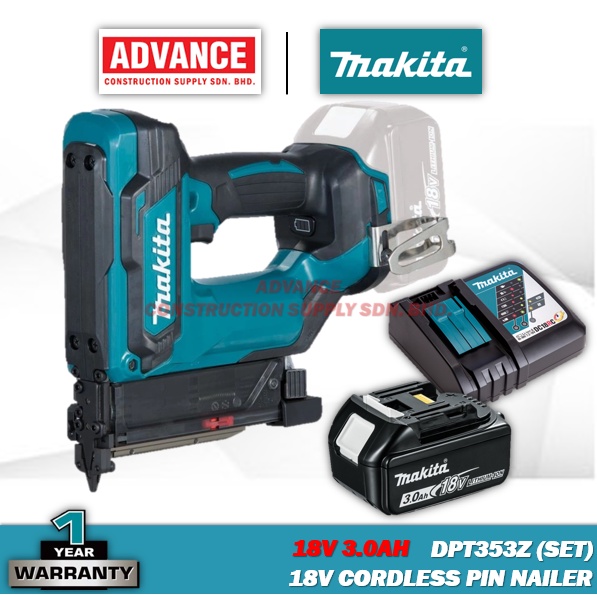 MAKITA DPT353Z 18V Cordless Pin Nailer Shopee Malaysia