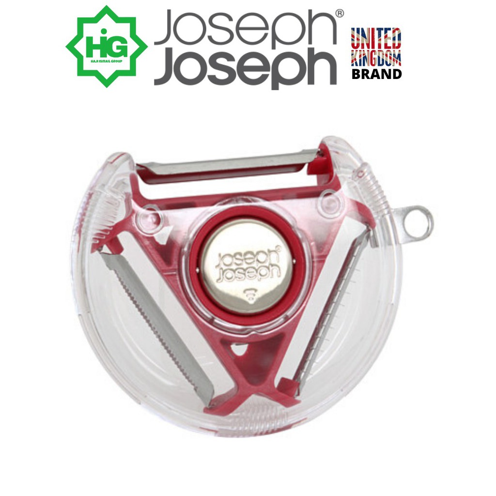 JOSEPH JOSEPH PEBBLE TRIPLE BLADED ROTARY PEELER | Shopee Malaysia