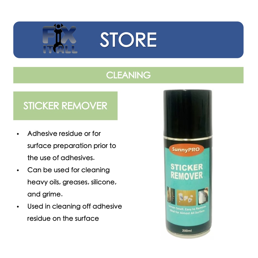 Sticker Remover Spray Adhesive Sticker Tape Remover 200ml | Shopee Malaysia