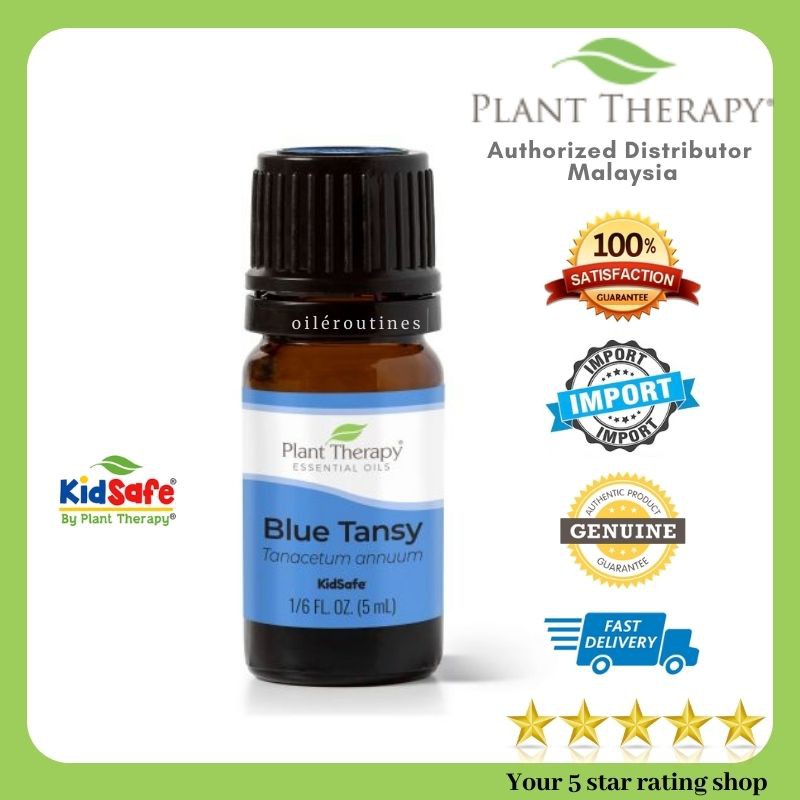 Plant Therapy Blue Tansy Essential Oil 5 ml (1/6 oz) 100% Pure