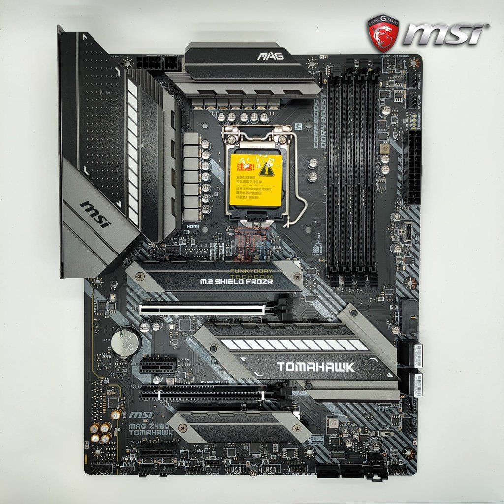 Msi Mag Z490 Tomahawk Atx Lga1200 Motherboard Shopee Malaysia 3646