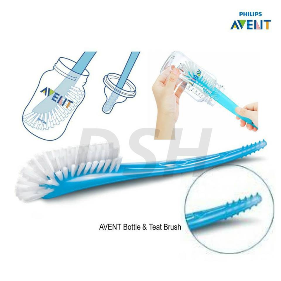 Philips Avent Bottle And Nipples Brush SCF145/06 + Amigo Gift