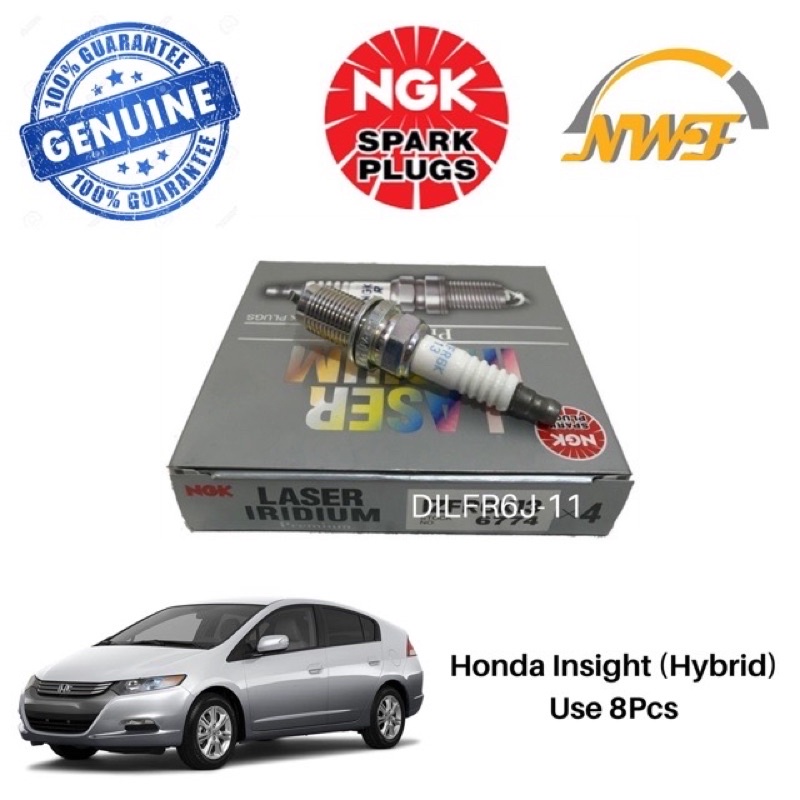 NGK IRIDIUM SPARK PLUG DILFR6F11G HONDA HYBRID INSIGHT | Shopee Malaysia