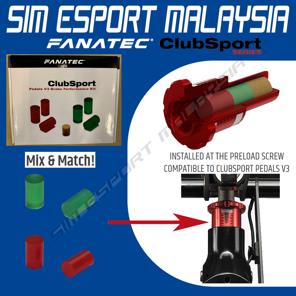 Fanatec ClubSport Pedals V3 Brake Performance Kit Shopee Malaysia
