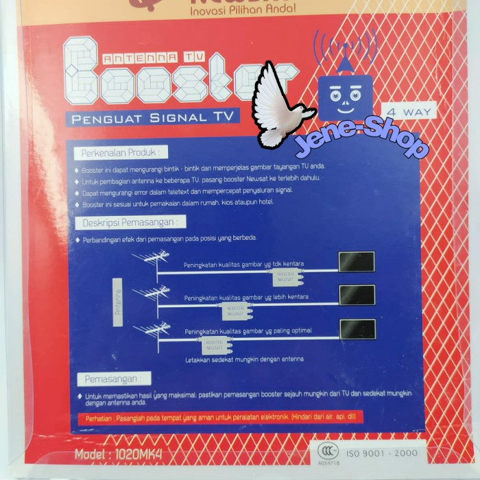 Tv Antenna Booster/Tv Broadcast Signal Booster Amplifier (4way