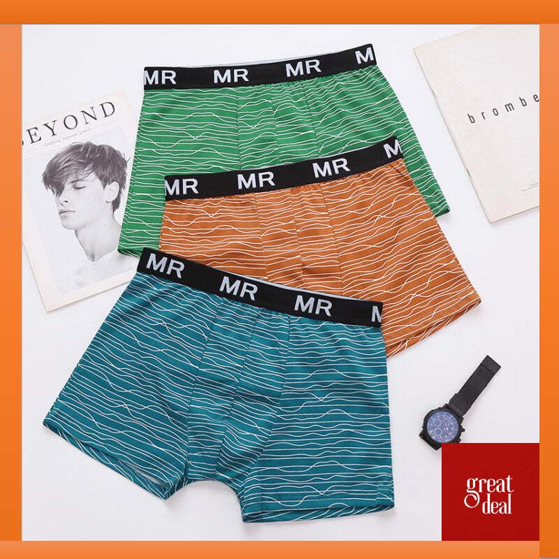 MR Printing Designs Colorful Pattern Boxer Brief Men Boxer Men ...