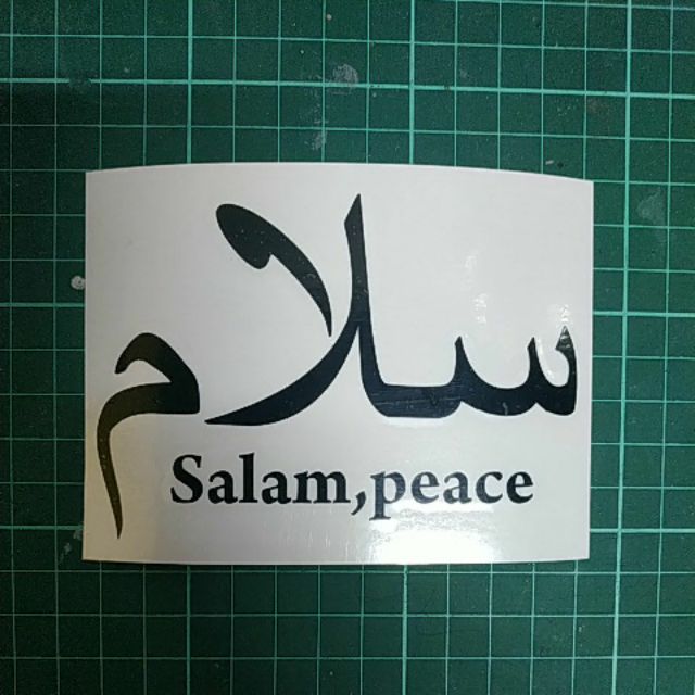 Sticker Salam,Peace (New Design) | Shopee Malaysia