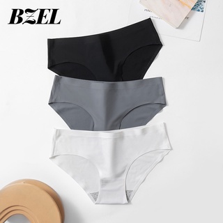 《Mega Deal》Ice Silk Seamless Underwear Middle Waist Panties Women Clothing