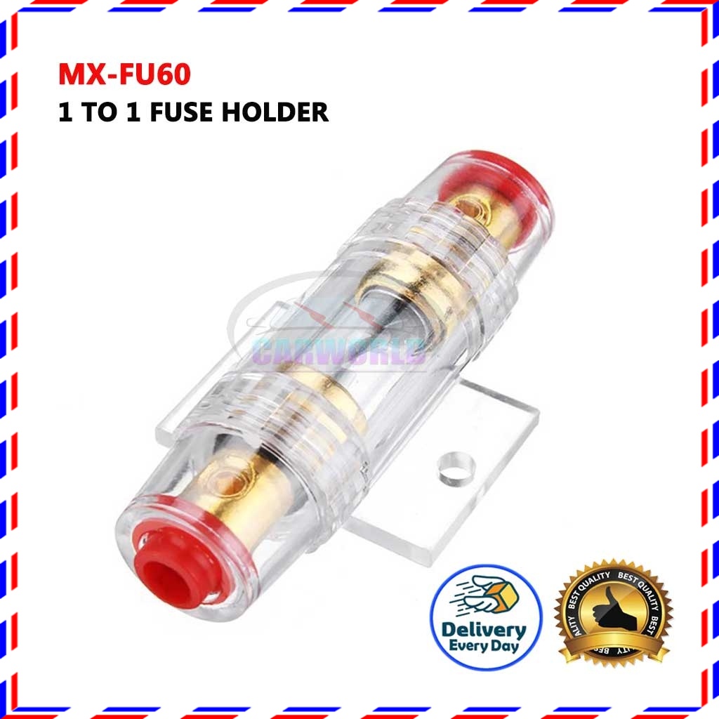 CAR POWER AMPLIFIER FUSE HOLDER 60A Shopee Malaysia