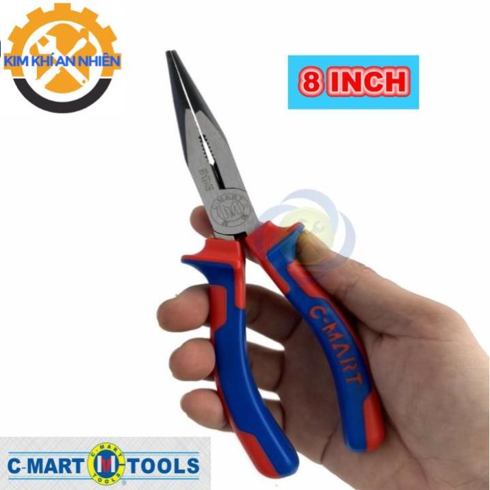 C-mart B0153-8 200mm CMART red and blue handle pointed pliers | Shopee ...