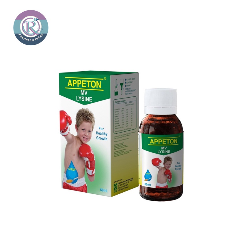 Appeton Multivitamin Lysine Syrup 120ml Shopee Malaysia