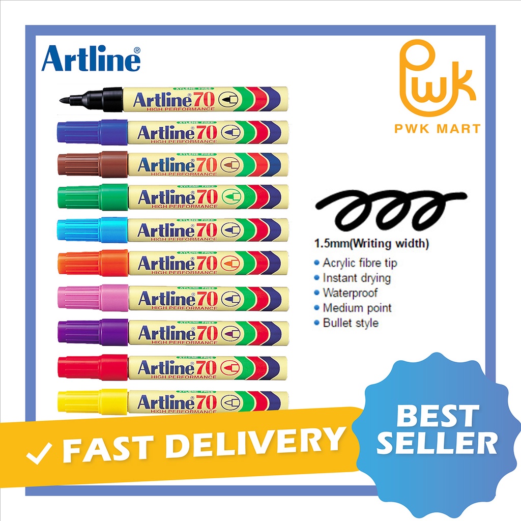 ARTLINE PERMANENT MARKER PEN 70 (BULLET TIP) | Shopee Malaysia