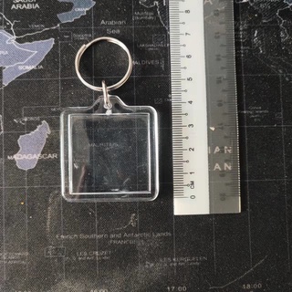 Clear Plastic Photo Frame Keychain Photo Insert Keyrings Blank Rectangle  Shapes DIY Keychain Picture Frame Keyring 