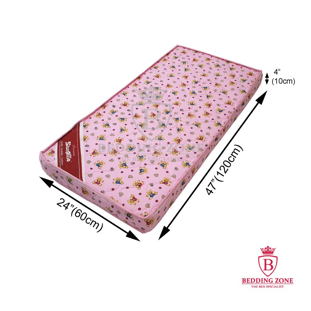 Sunpillo Baby Cot Mattress(Tilam Baby) 60cm x 120cm (Pink) Shopee