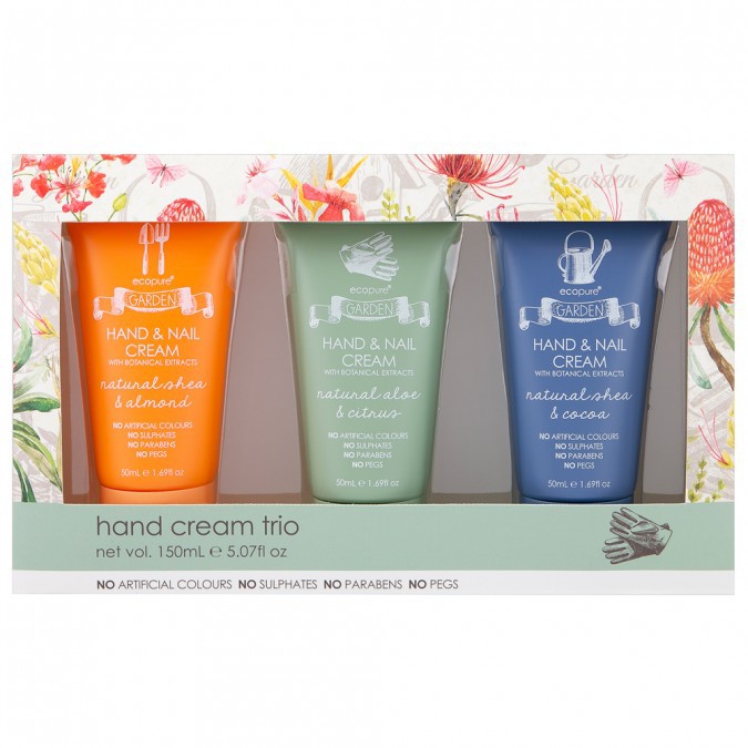 Ecopure Hand Cream Trio 3 Piece Set Shopee Malaysia