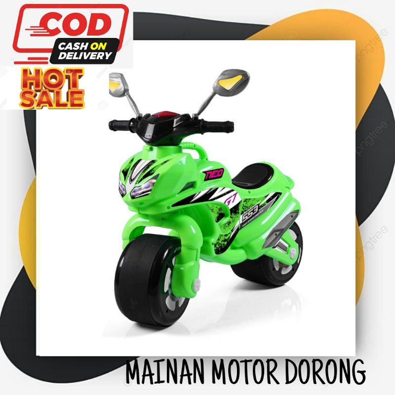 Fananni Toy Motorcycle Racing Children Toy Motorcycle Sitting Car Push