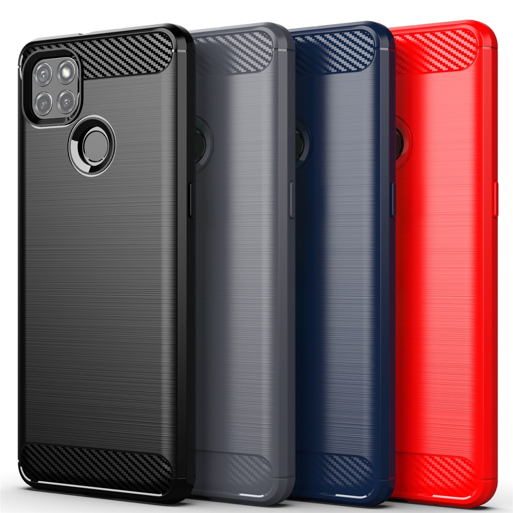 Phone Case For Lenovo K12 Pro Carbon Fiber Protective Back Cover Shell |  Shopee Malaysia