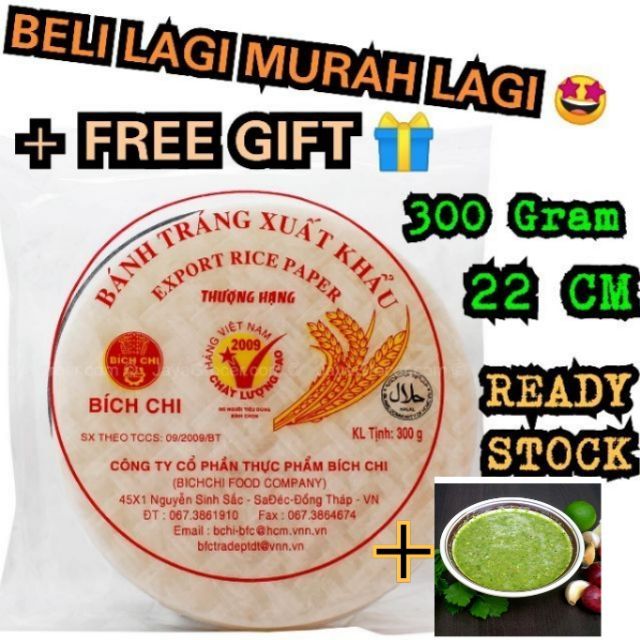 TRY DULU SEDAPNYA READY STOCK 🚚 💯HALAL KULIT POPIAH JENAMA BICH CHI ...