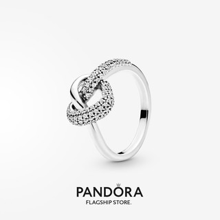 Pandora ring knotted deals hearts