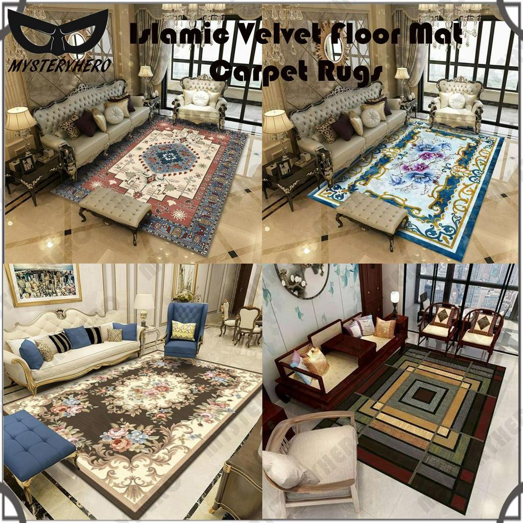 MysteryHero Ready stock Luxury Velvet Carpet 5D / Floor mat / Rugs ...