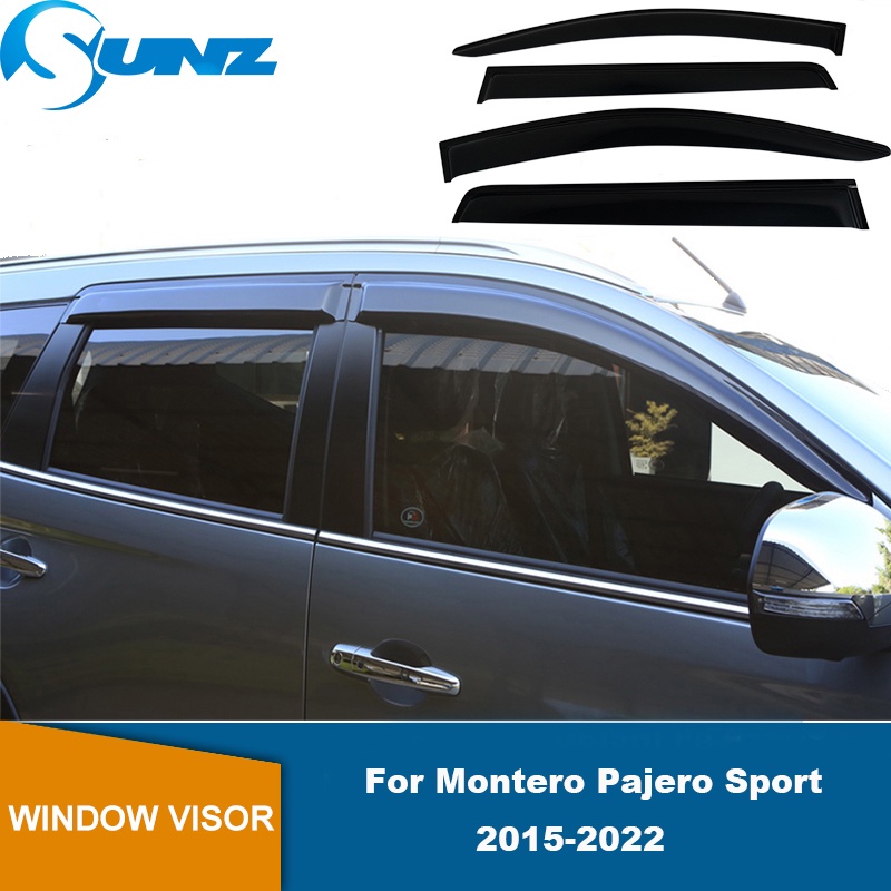 Side Window Deflectors For Mitsubishi Shogun Montero Pajero Sport 2015 ...