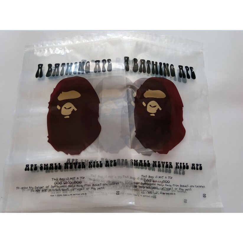 A BATHING APE Japanese Magazine Appendix Packaging Plastic Bag Thicken Sealing Bag Shopee Malaysia