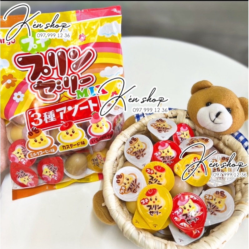 Fruit Flan Jelly mix 3 Japanese Kinjo Flavors For Babies Shopee Malaysia