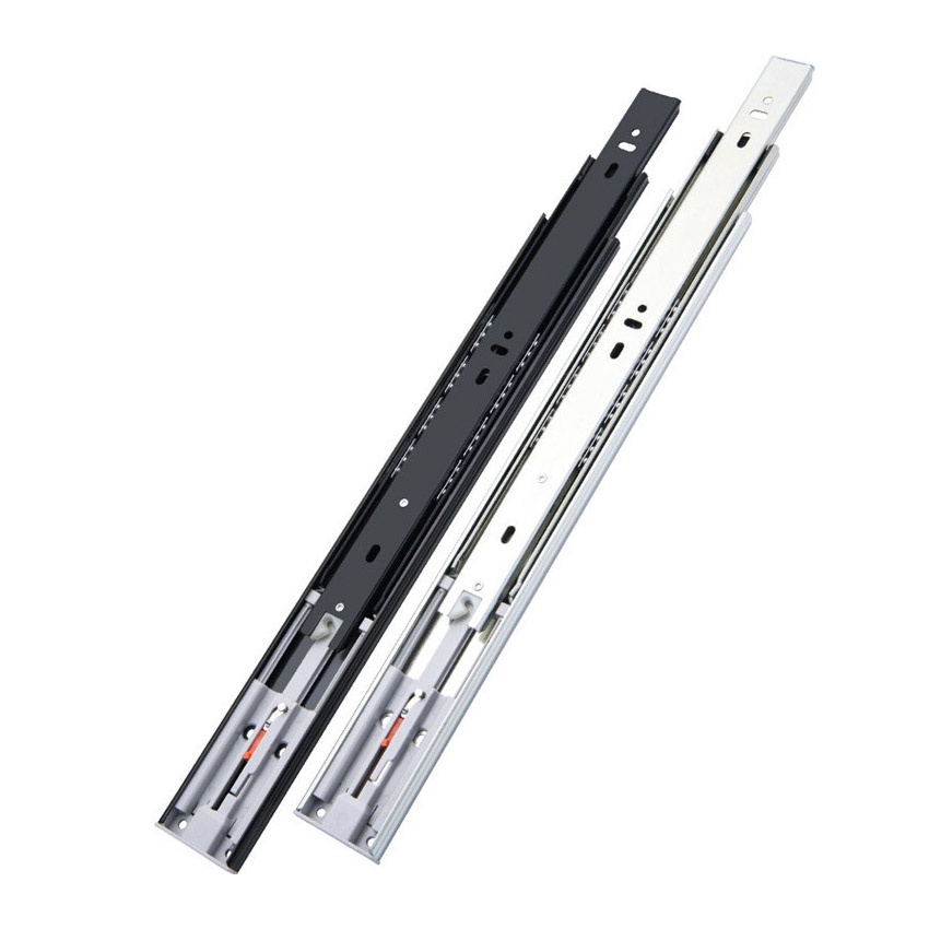 Push to Open Drawer Slides 1 Pair 45kg Load Capacity Side Mount