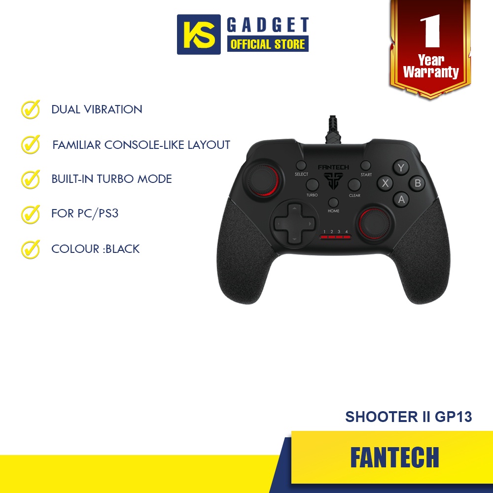 Fantech SHOOTER II GP13 Gaming Controller USB Gamepad Joystick | Shopee ...