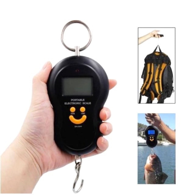 35kg Portable Hook Travel Handle Mechanical Weighing Fishing Luggage Scale  with Tape Measure - China Digital Scale, Portable Hanging Scale