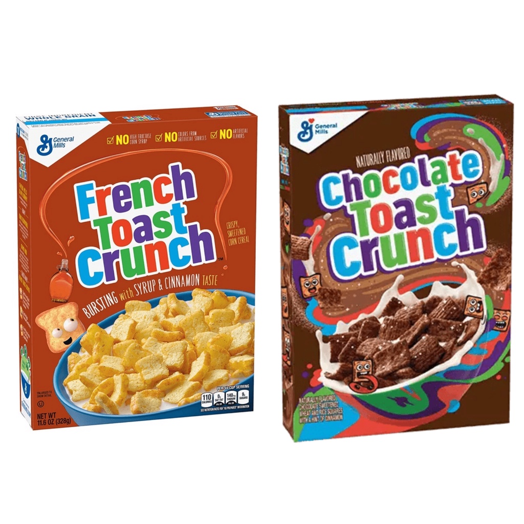 French Toast Crunch Cereal 314g / Chocolate Toast Crunch 352g Shopee