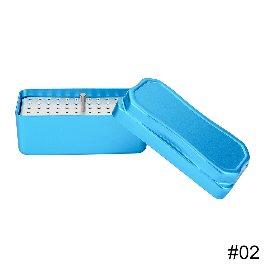 toplevell 72 Holes Dentistry Blocks Aluminium Autoclave Sterilizer Case