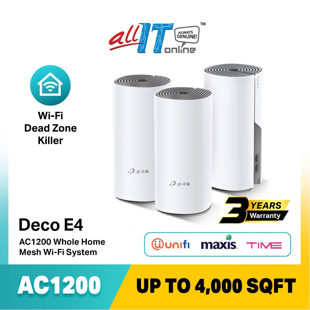 modem wifi sim card TP-Link Deco E4 AC1200 Whole Home Mesh Wi-Fi System ...
