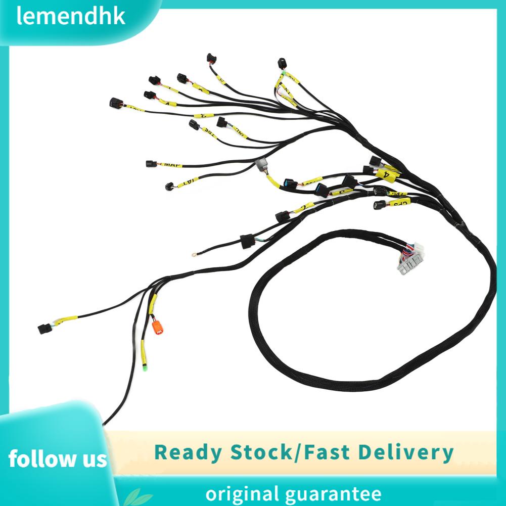 Lemendhk Tucked Engine Wiring Harness High Temp Resistant Replacement