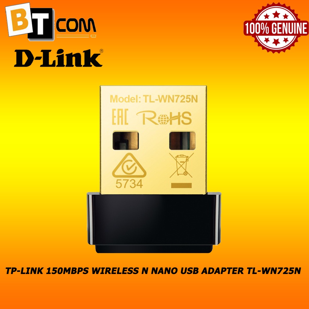 TP-LINK 150Mbps Wireless N Nano USB Adapter TL-WN725N | Shopee Malaysia