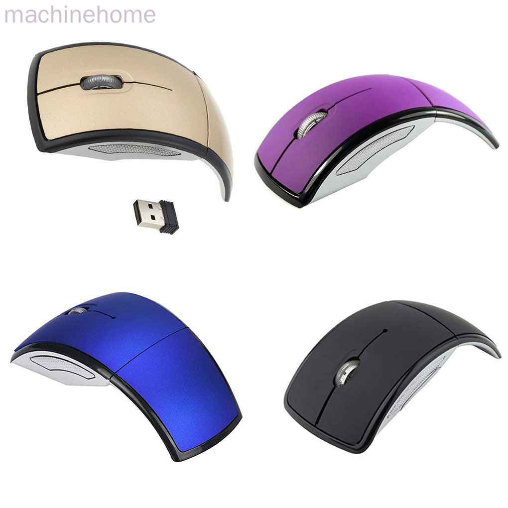 Arc 2.4G Wireless Folding Mouse Cordless Mice USB Foldable Receivers ...