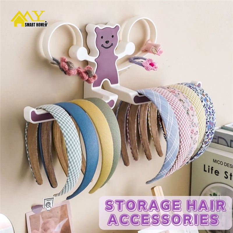 饰品收纳 Wall Mounted Hairband Storage Hand-Woven Jewelry Rack ins Nordic ...