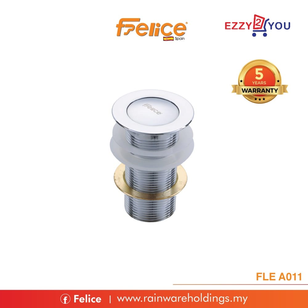 FLE A011 push type pop-up waste (without overflow) | Shopee Malaysia