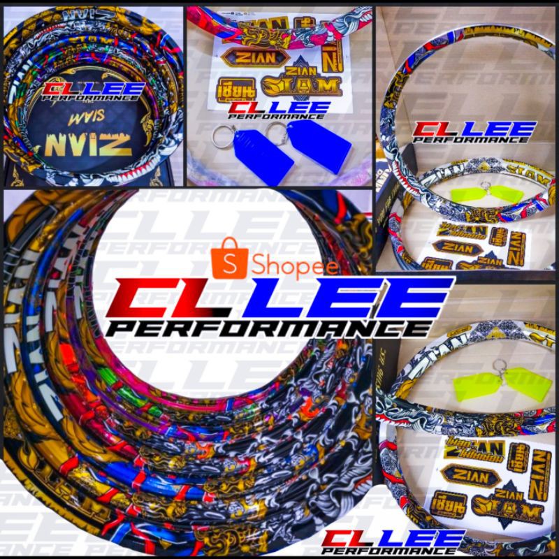 ALLOY RIM ZIAN THAILAND 100% ORIGINAL 1.40X17 SEPASANG 1SET = 2BIJI ...