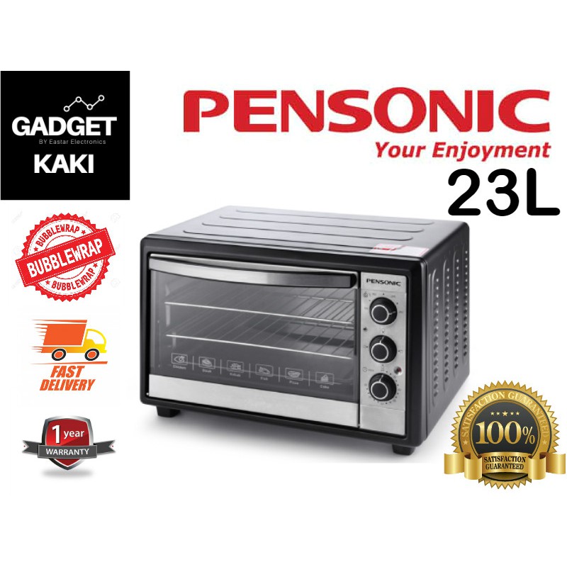 Pensonic 23l Oven Peo 2305 Hot Model 1 Year Warranty Shopee Malaysia 8966