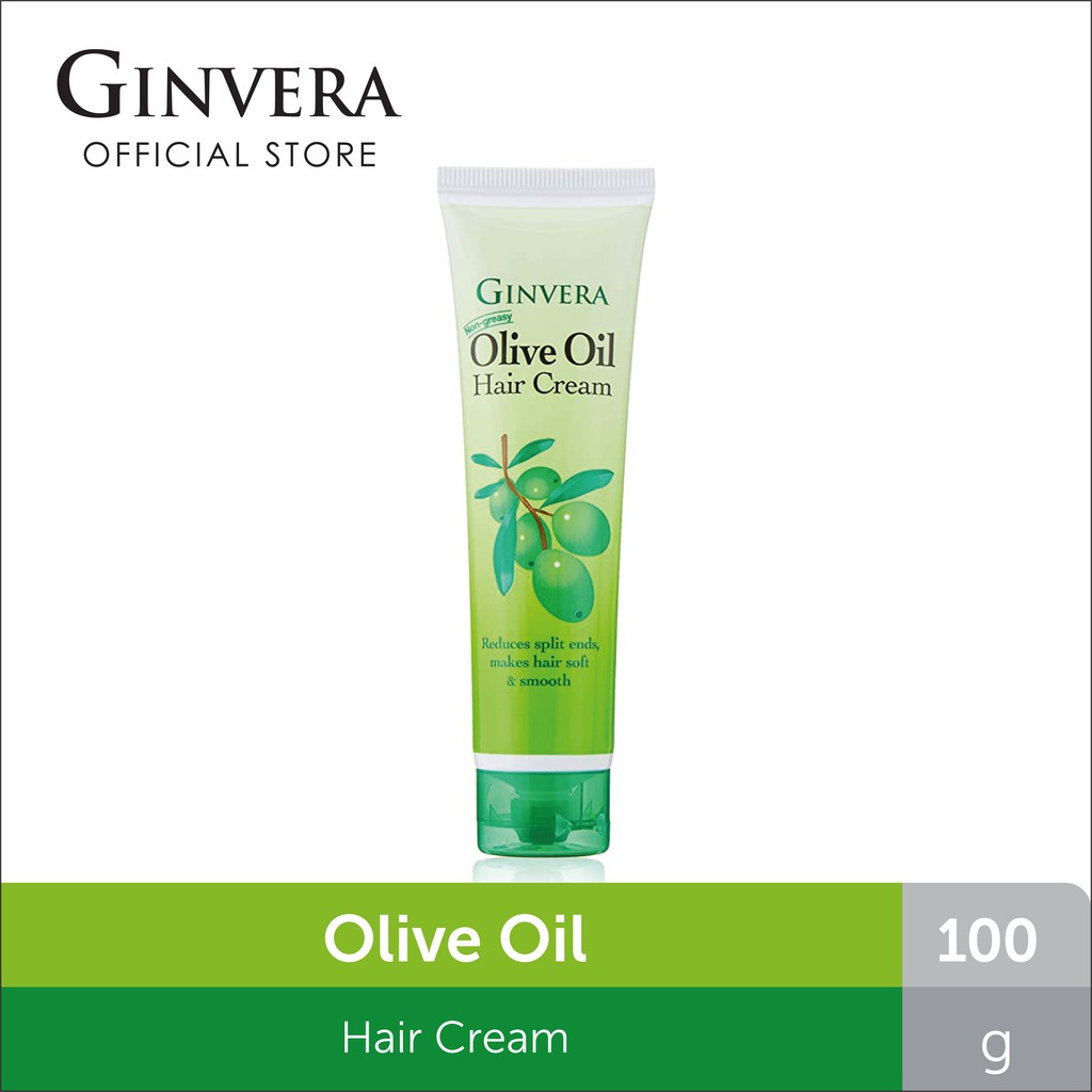 Ginvera Olive Oil Hair Cream 100g Shopee Malaysia