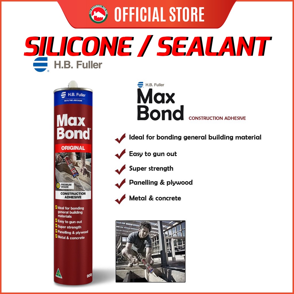 H.B Fuller MAX BOND MULTI PURPOSE CONSTRUCTION ADHESIVE - SILICONE ...