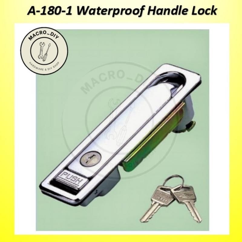A180 Waterproof Flush Handle Lock Panel Lock Switchboard Lock