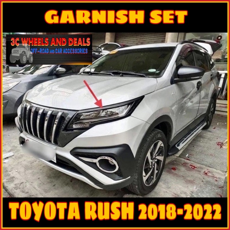 TOYOTA RUSH 2018-2022 GARNISH SET(BLACK) | Shopee Malaysia