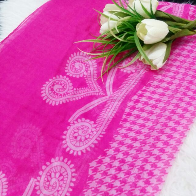 cotton shawl shopee